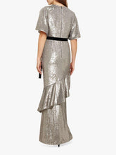 Load image into Gallery viewer, Sequined Tie Detail Dress
