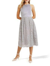 Load image into Gallery viewer, Satin Lace Midi Dress
