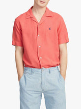 Load image into Gallery viewer, Short Sleeve Cuban Collar Shirt
