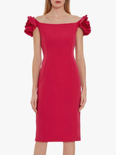 Load image into Gallery viewer, Ruffle Detail Crepe Dress
