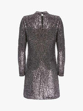Load image into Gallery viewer, Velvet Sequin Mini Dress

