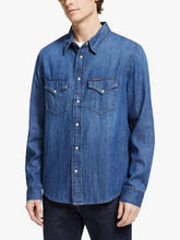 Load image into Gallery viewer, Modern Western Denim Shirt
